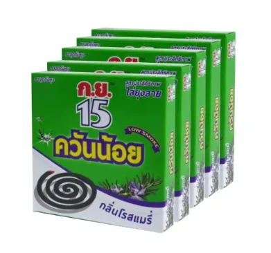 ยาจุดกันยุง กย.15สูตรควันน้อย