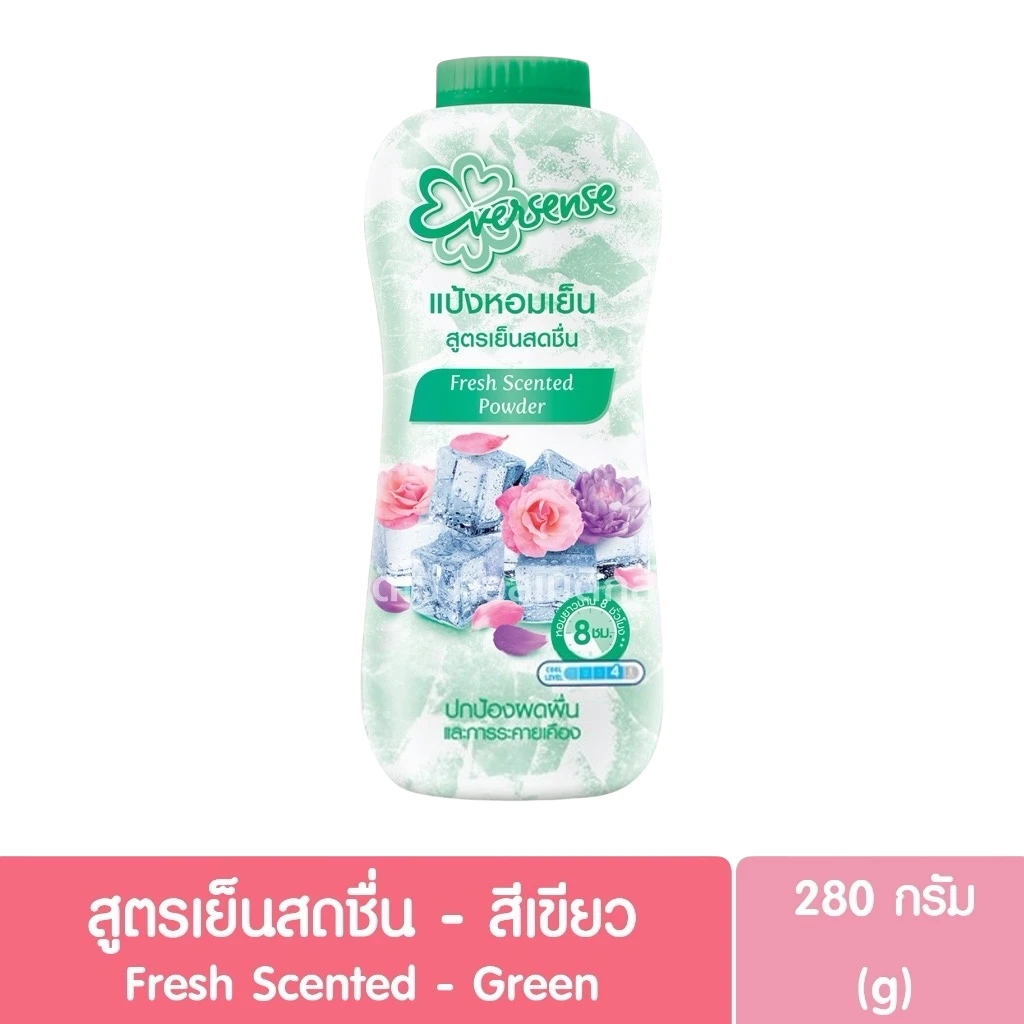 แป้งเอเวอร์เซ้นส์สูตรเย็นสดชื่น 280มล. สีเขียว