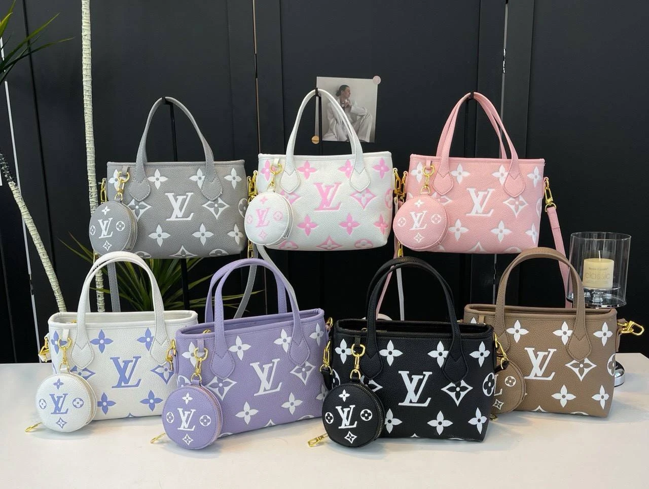 กระเป๋าถือหลุยส์ลาย LV มี 7 สี