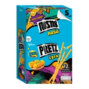 กูลิโกะ Pretz corn 5 บาท 12 ซอง