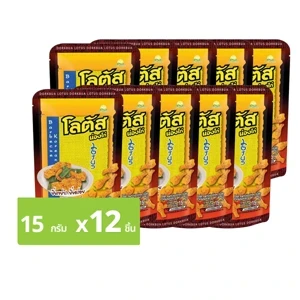 โลตัสขนมขาไก่บาบีคิวเกาหลี 18 กรัม * 12 ซอง