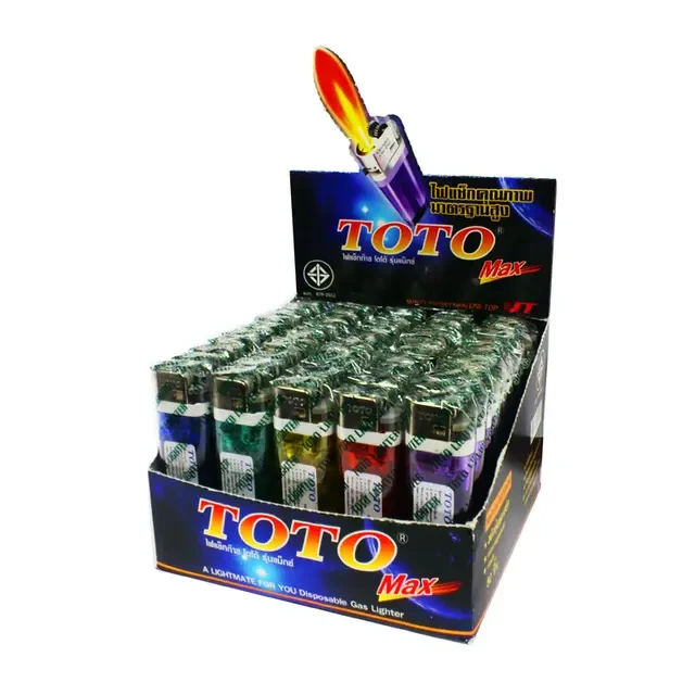 ไฟแช็คTOTO 52ชิ้น หุ้ม