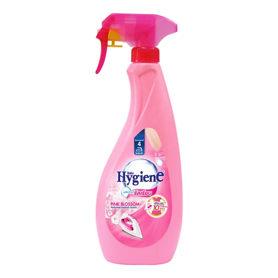 ไฮยีนรีดเรียบชมพู 550ml.หัวฉีด