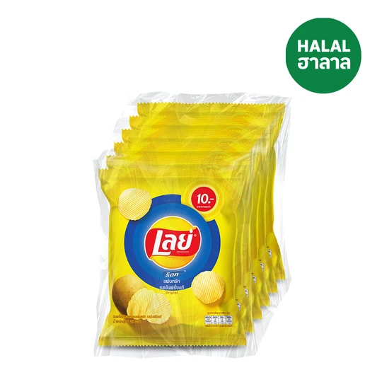 เลย์ร็อคมันฝรั่งแท้ 10บาท 6ซอง