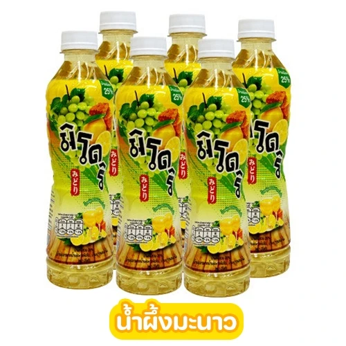 มิโดริชาเขียวน้ำผึ้งมะนาว380มล.6ขวด