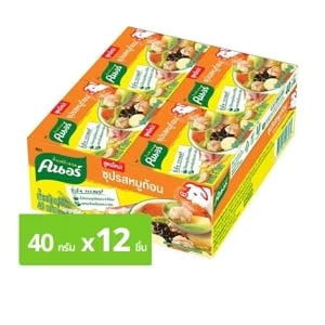 คนอร์หมูก้อน 40กรัม 12กล่อง