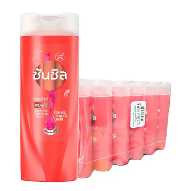 สระผมซันซิล สีแดง 110มล. 6 ขวด