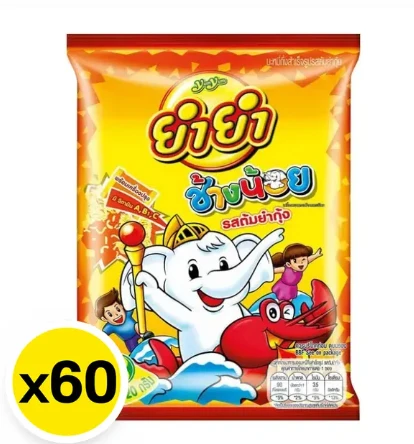 ยำยำช้างน้อย ต้มยำกุ้ง 22 กรัม*60 ซอง