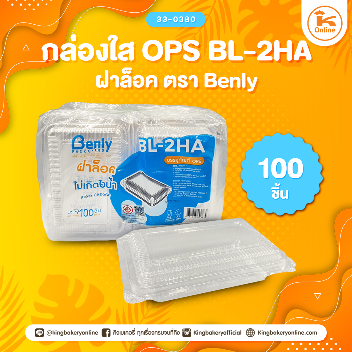 BL-2HA ฝาล็อค 100x20