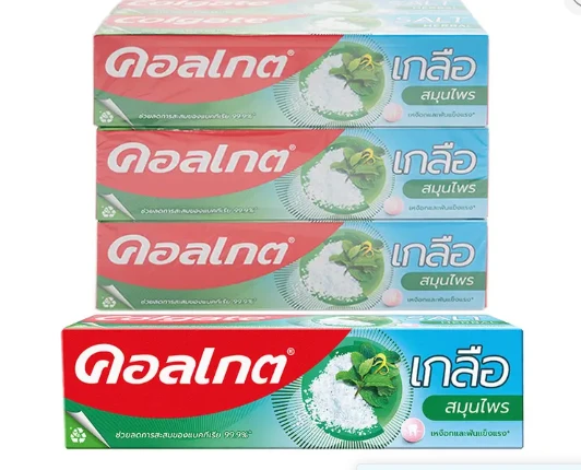 ยาสีฟันคอลเกตเกลือสมุนไพร100กรัมx6หลอด