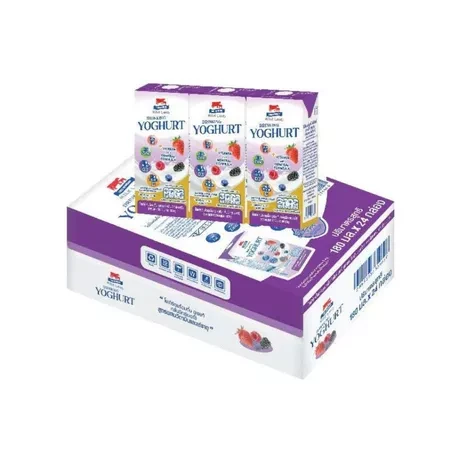 นมเปรี้ยวไทย-เดนมาร์ค สตรอเบอร์รี่ 200ml.x36