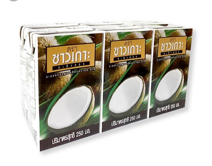 กะทิชาวเกาะ 250มล. แพ็ค 6กล่อง