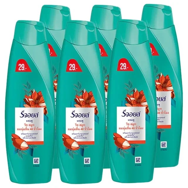 รีจอยส์สระผมริชแอนด์สมูท 105มล.6ขวด