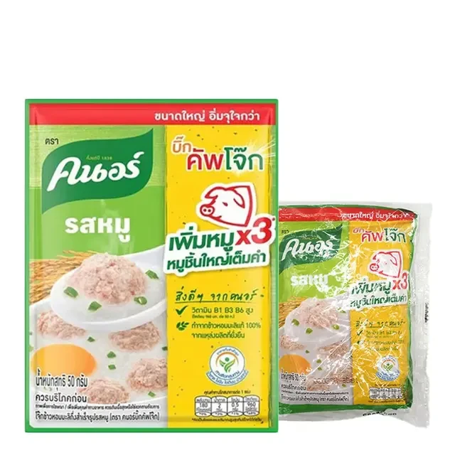 คนอร์โจ๊ก 50 กรัม 4 ซอง หมู