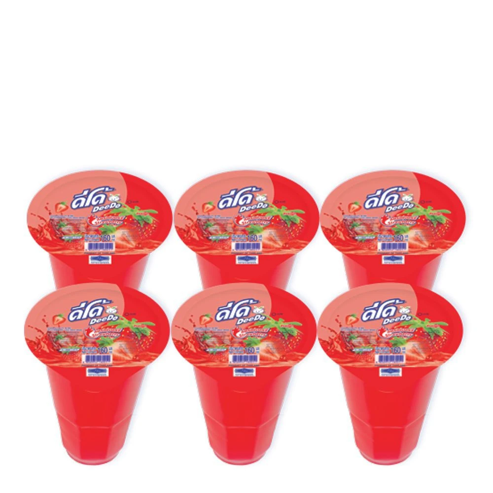 ดีโด้สตรอเบอร์รี่ 160 มล.x 6
