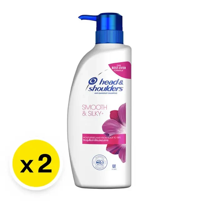 เฮดแอนด์โชว์เดอร์แชมพู+ครีมนวดผม smooth & silky370มล.