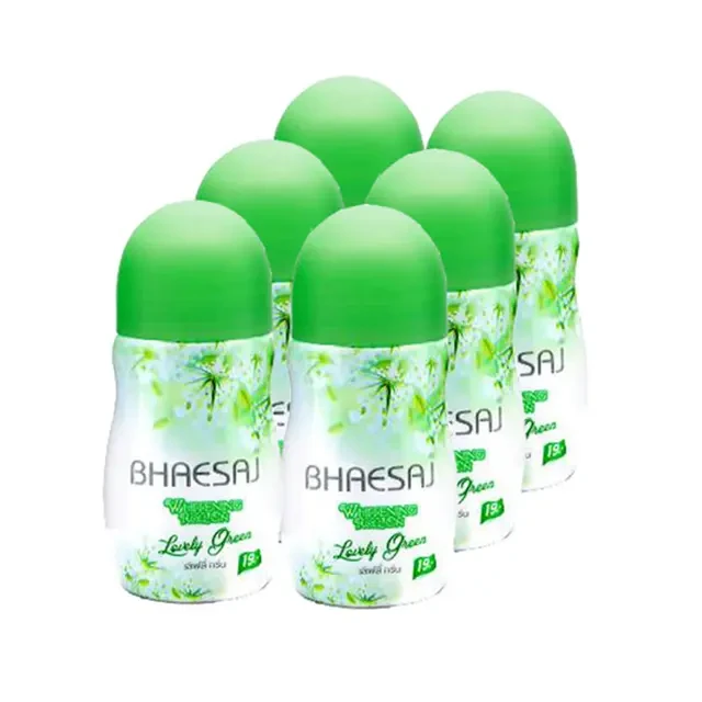เภสัช โรลออน สีเขียว 35 มล. 6ขวด