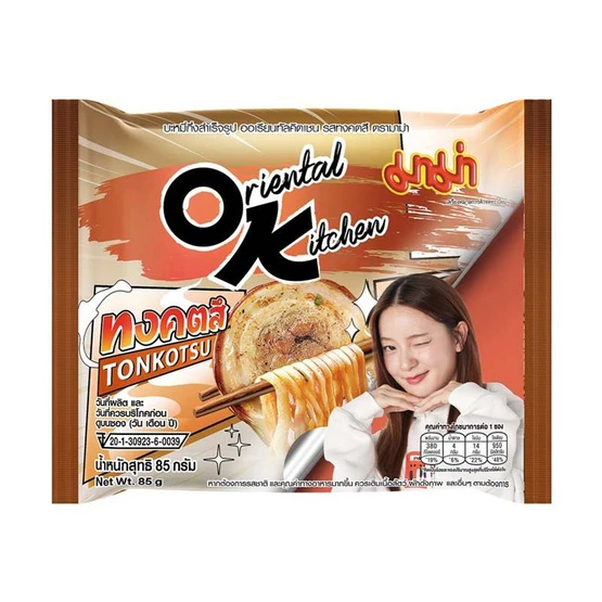 มาม่า OK รสทงคตสึ 85 กรัม 4 ซอง