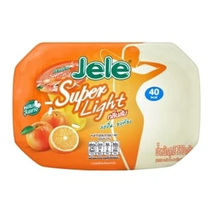 เจเล่กลิ่นส้ม125กรัม 6ถ้วย