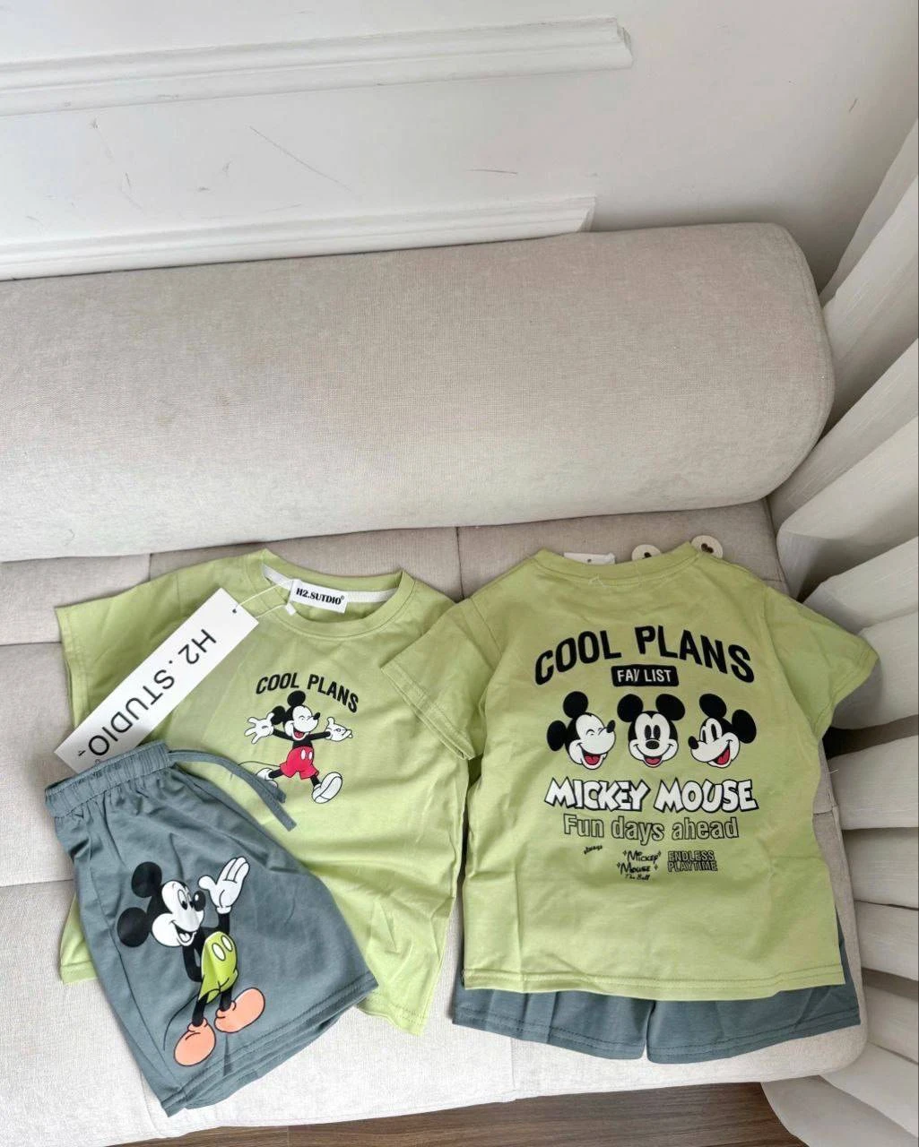 ชุดเซตลูกชาย mickey mouse