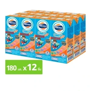 โฟร์โมสต์โอเมก้ารสจืด180มล.(แพ็ค3*4กล่อง)