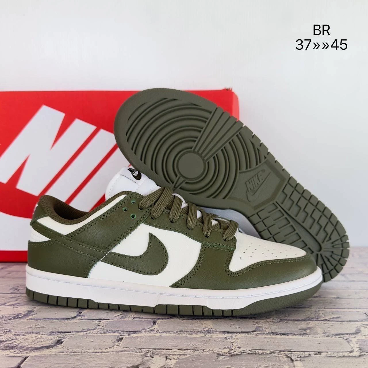 รองเท้าผ้าใบ Nike เขียว 3  ไซต์37-45