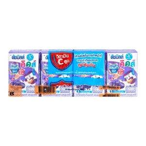 นมดัชมิลล์คิดส์บูลเบอร์รี่ 90มล.4 กล่อง