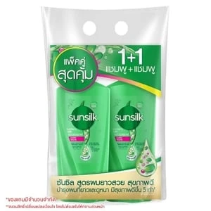 สระผมซันซิลเขียวแพคสุดคุ้ม 1+1