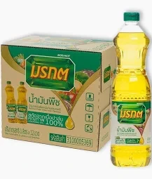 น้ำมันพืชปาล์มมรกต 1 ลิตร * 12  ขวด