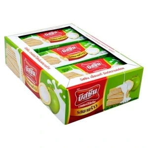 ขนมบิสชินเวเฟอร์โคโคนัท5บาท12ชิ้น