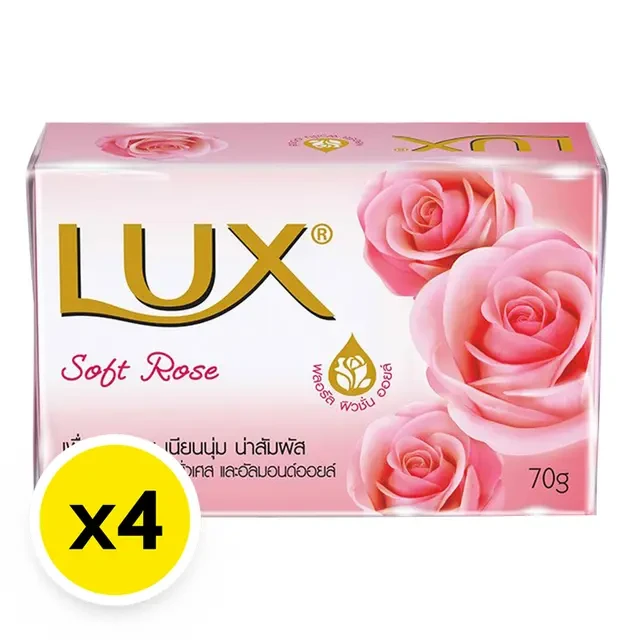 สบู่ลักส์ ดิวอี้ โกลว์70 กรัม 4ก้อน