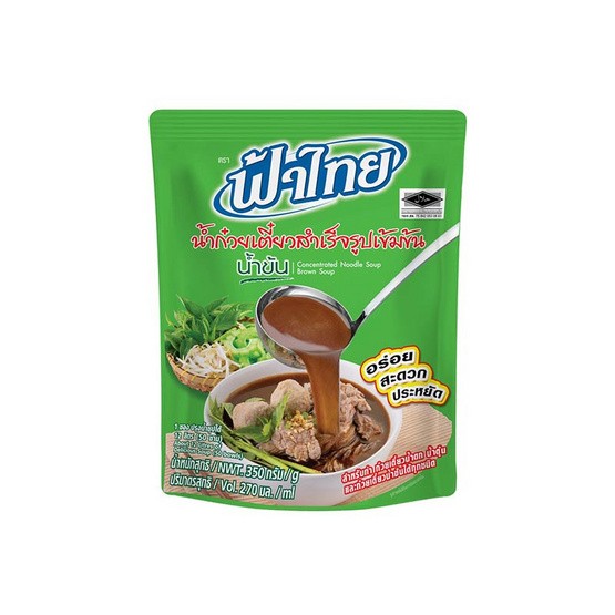 ฟ้าไทยซุปก๋วยเตี๋ยวน้ำข้น 350 กรัม