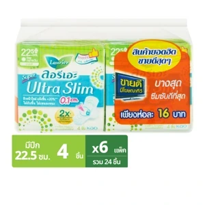 ลอลิเอะอัลตร้าสลิม4 ชิ้น6ห่อ