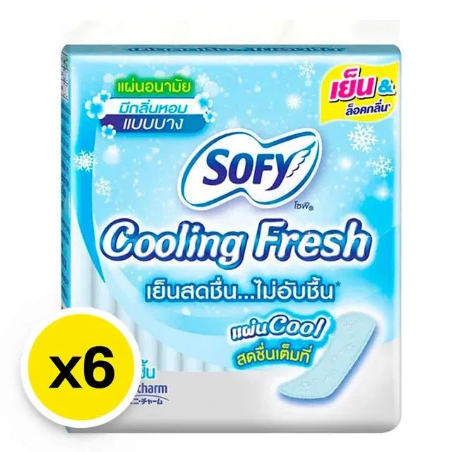 โซฟีคูลลิ่งเฟรช16 ชิ้น 6ห่อ