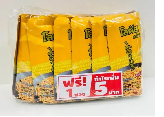 ขนมขาไก่บัตเตอร์คอม5บ.25กรัม*12ซอง