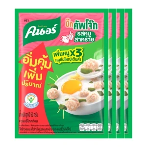 คนอร์โจ๊ก 50 กรัม 4 ซอง หมูสาหร่าย