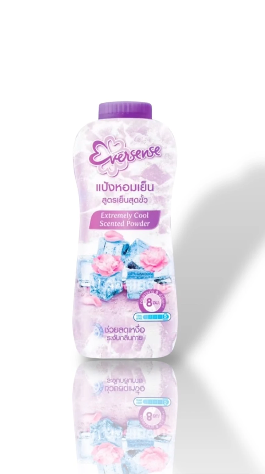 แป้งเอเวอร์เซ้นส์สูตรเย็นสุดขั้ว 280มล. สีม่วง