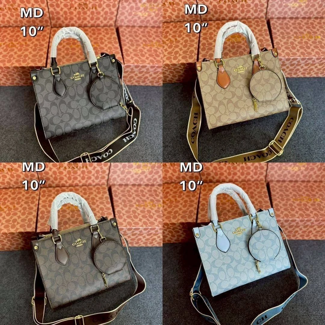 กระเป๋าถือแบรนด์ coach ขนาด 10 นิ้ว