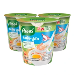 คนอร์คัพโจ๊ก รสกุ้ง 35กรัมX3ถ้วย
