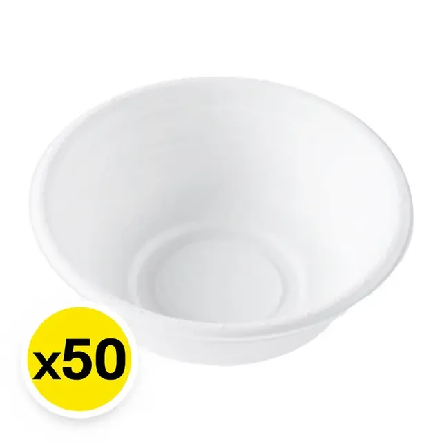 ชามกลม680มล.สีธรรมชาติ 50 ใบ