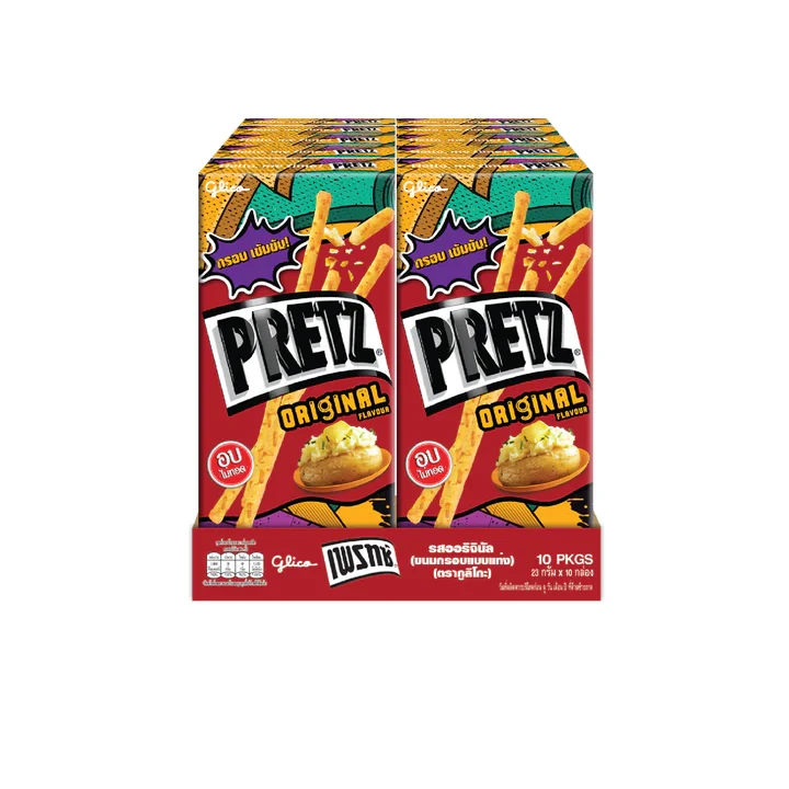 ป๊อกกี้เพรทซ์รสออริจินัล10ก.12ซอง