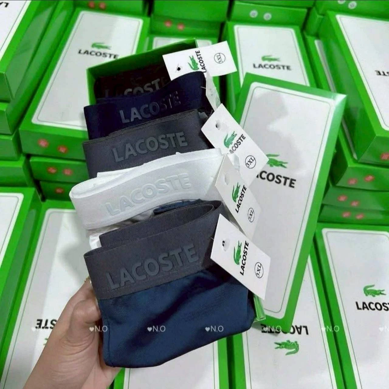 กางเกงใน Lacoste รุ่นเบสิค  งานกล่อง 5 ตัว
