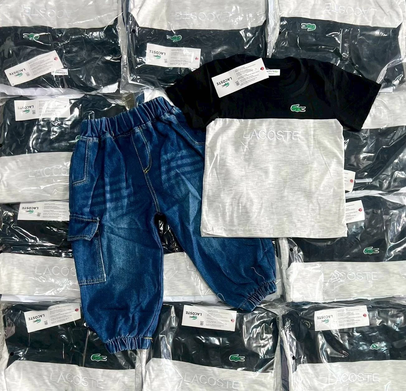 ชุดเซตเด็กผู้ชาย LACOSTE งานเวียดนาม ขนาด 100-160