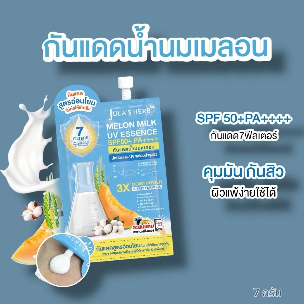 ครีมกันแดดน้ำนมเมลอน