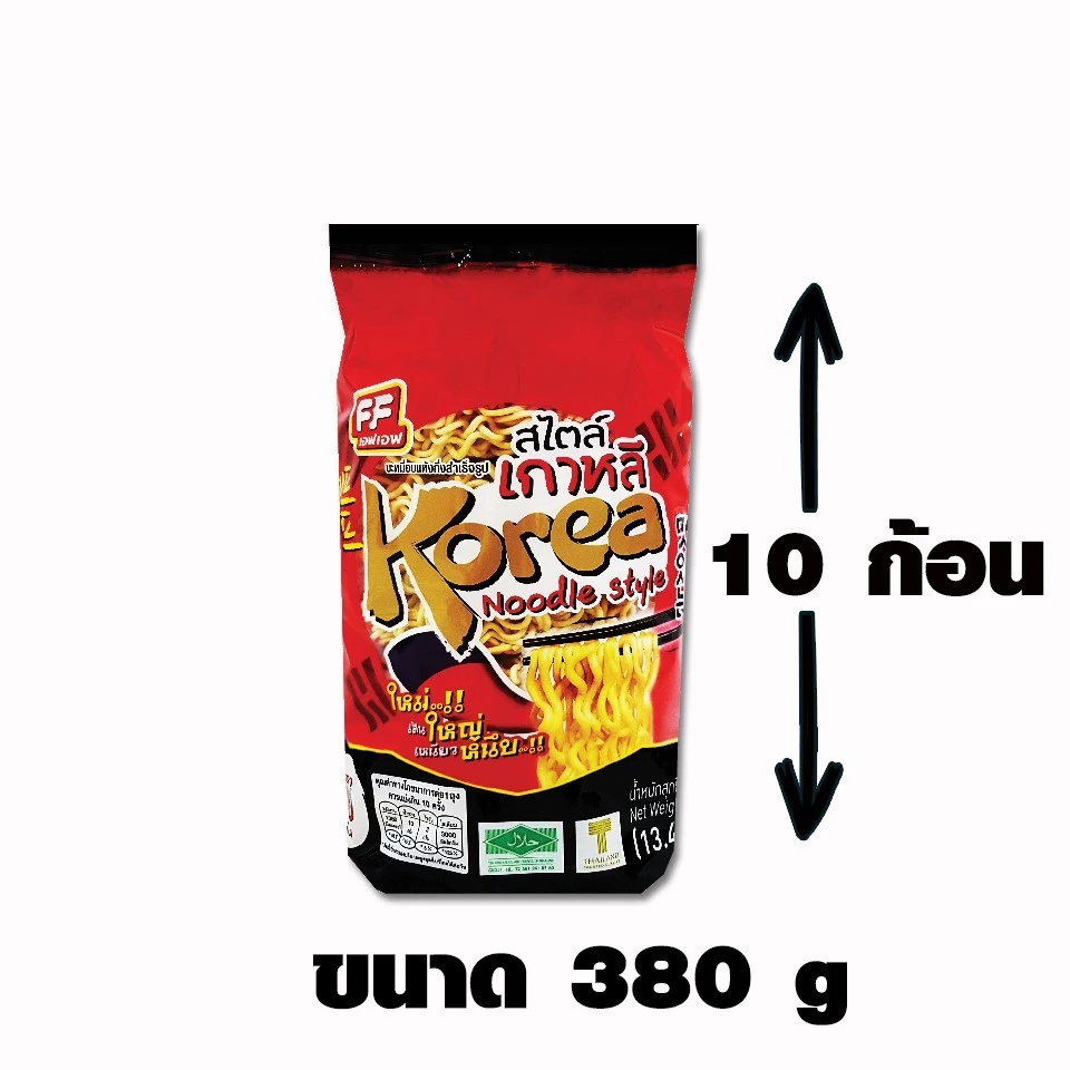 FFบะหมีสไตล์เกาหลี 380 กรัม