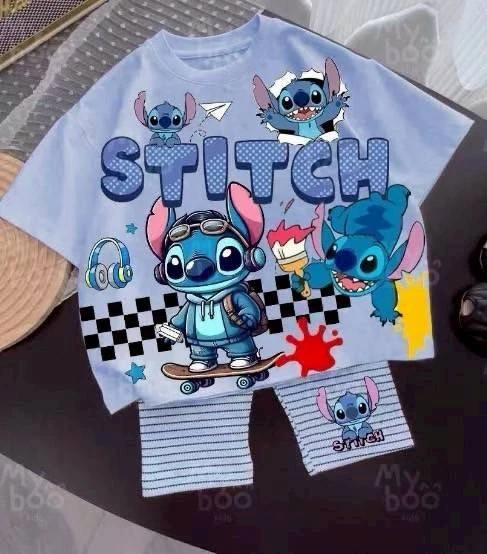 ชุดเซตสติช + กางเกงขายาวขนาด 100-160