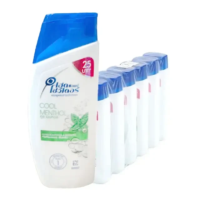 แชมพูเฮดแอนด์โชวเดอร์คลูเมนทอล65มล. 6ขวด