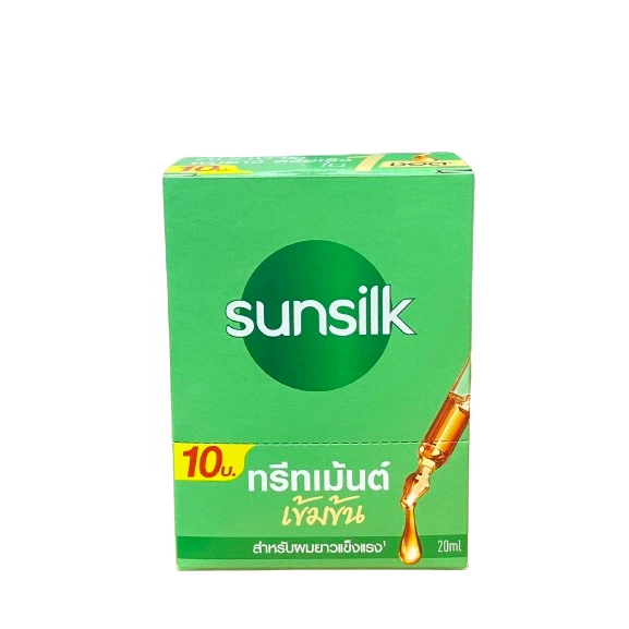 ซันซิล ทรีทเมนต์ สีเขียว 20 มล. 6 ซอง