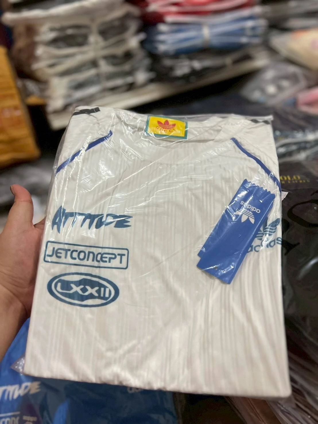 เสื้อยืดฟรีไซต์ Adidasขาว อก 42