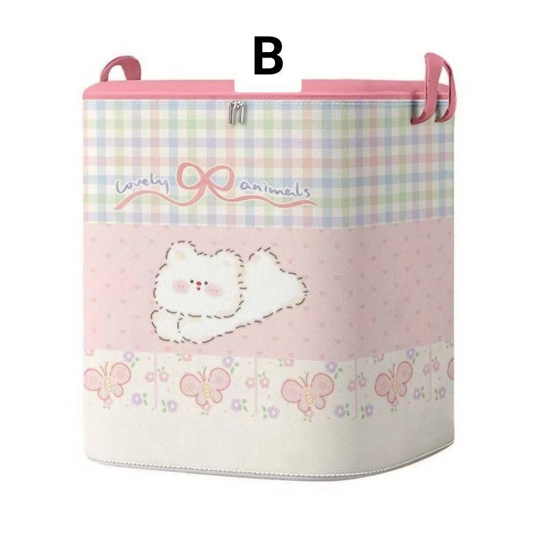 กระเป๋าเก็บผ้านวม เก็บของแบบกันฝุ่น มี 3 ลาย A B C